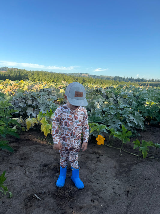 Harvest Zipper Pajama