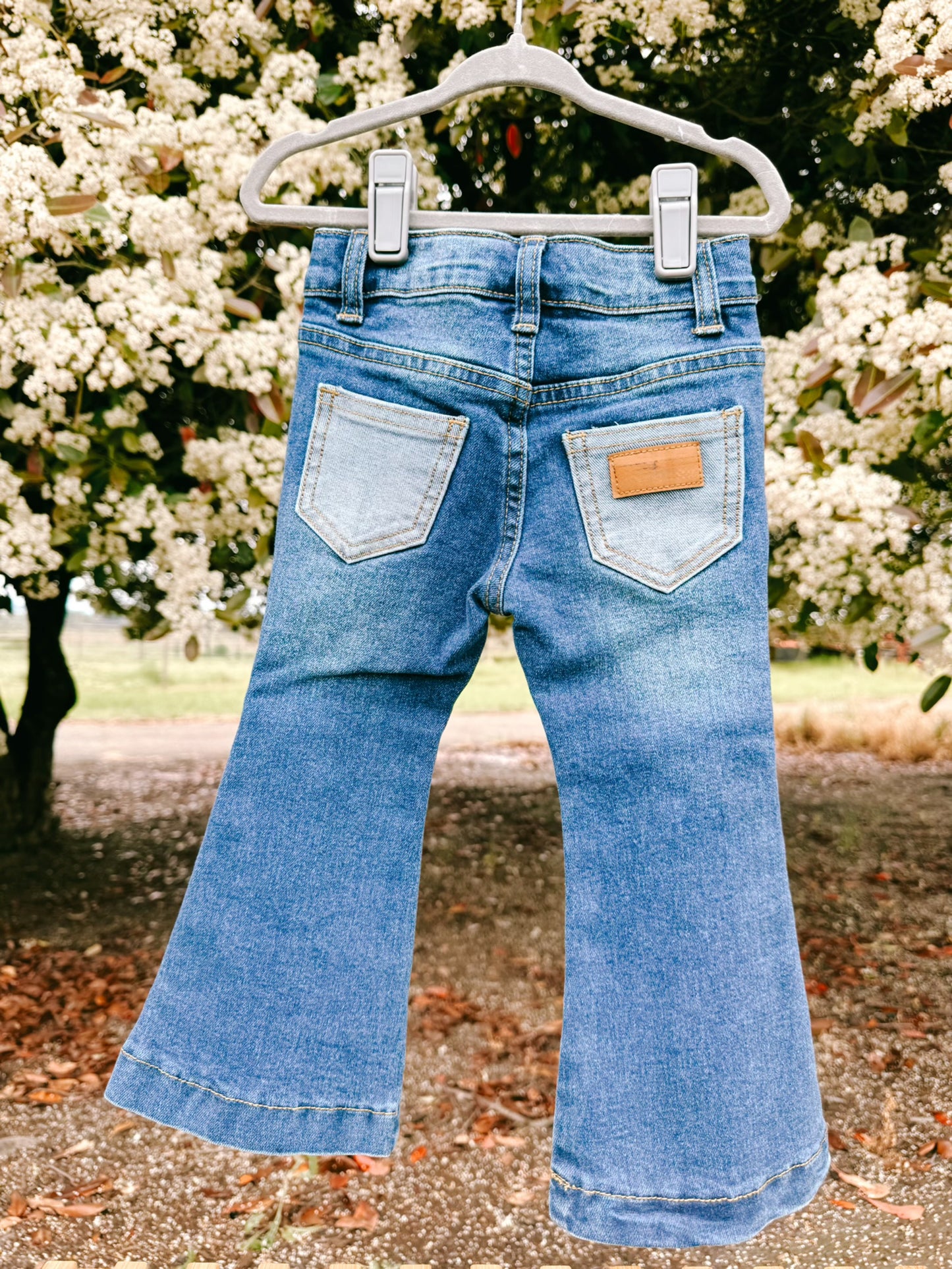 Outlaw Two-Tone Denim Jeans