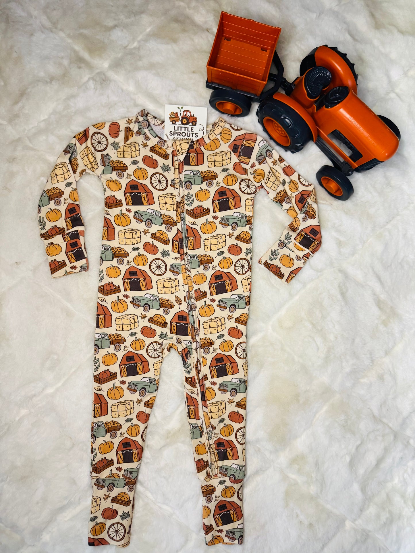Harvest Zipper Pajama