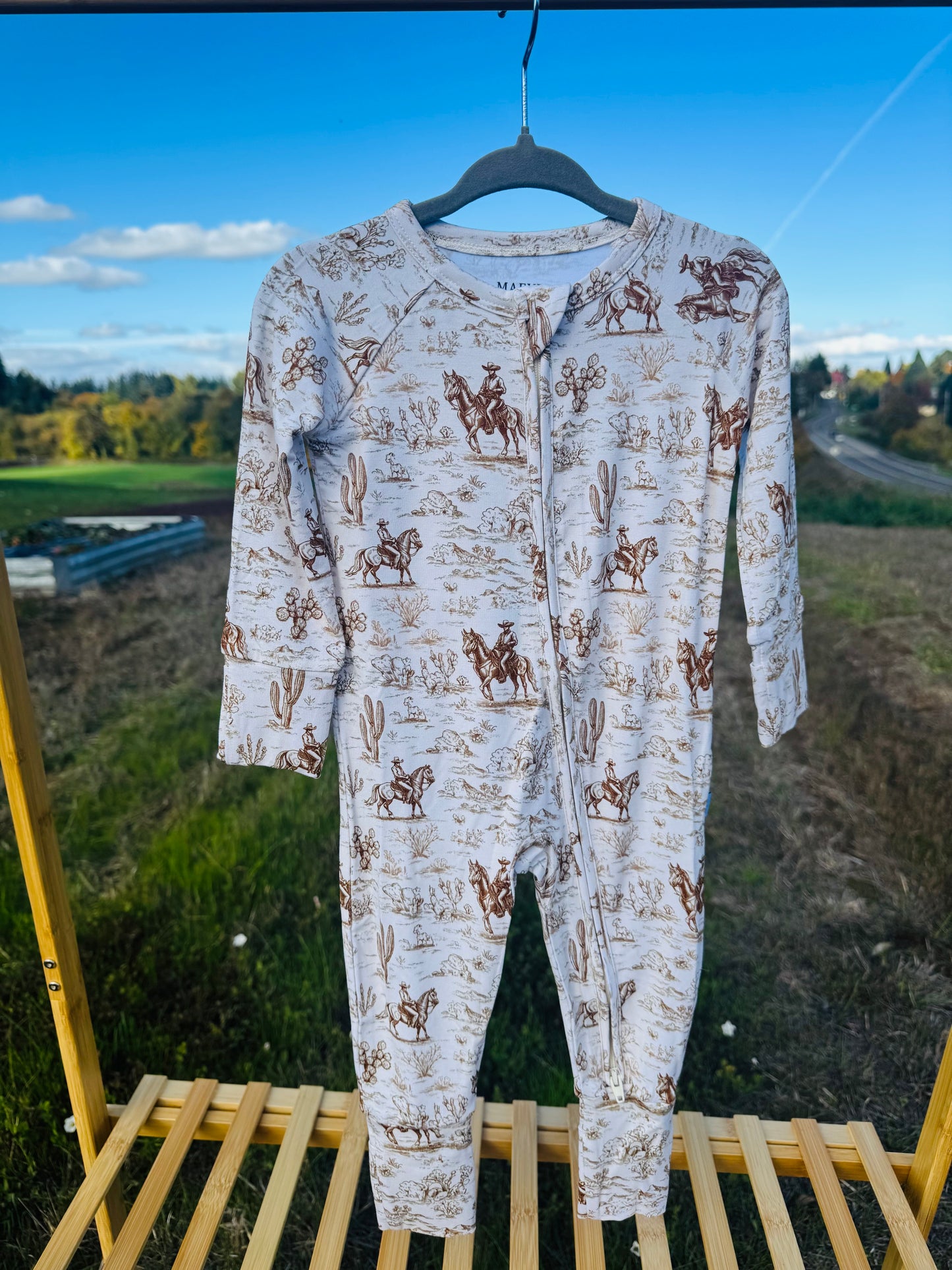 Cowboy Zip Pajama