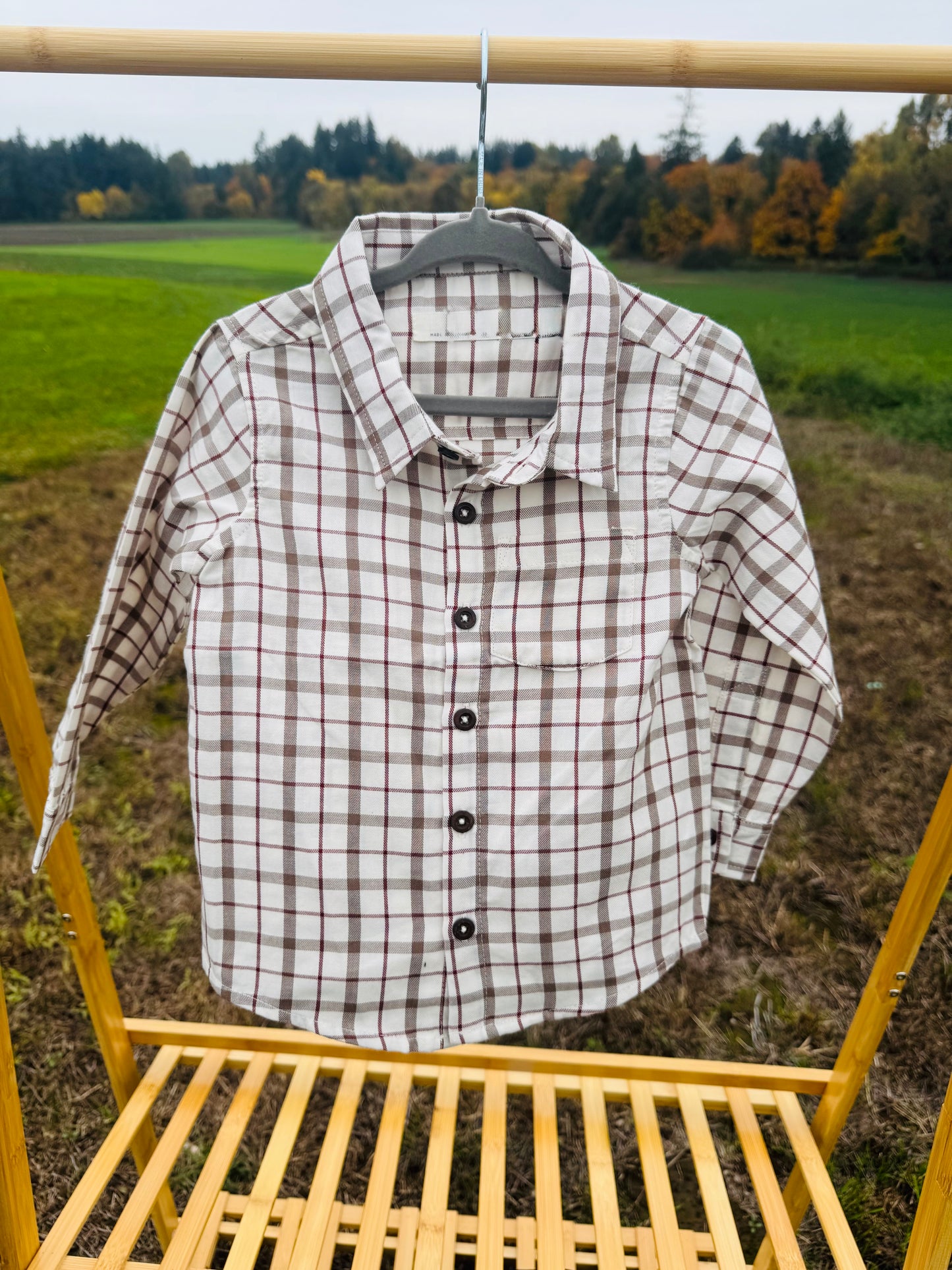 Poplin Plaid Shirt