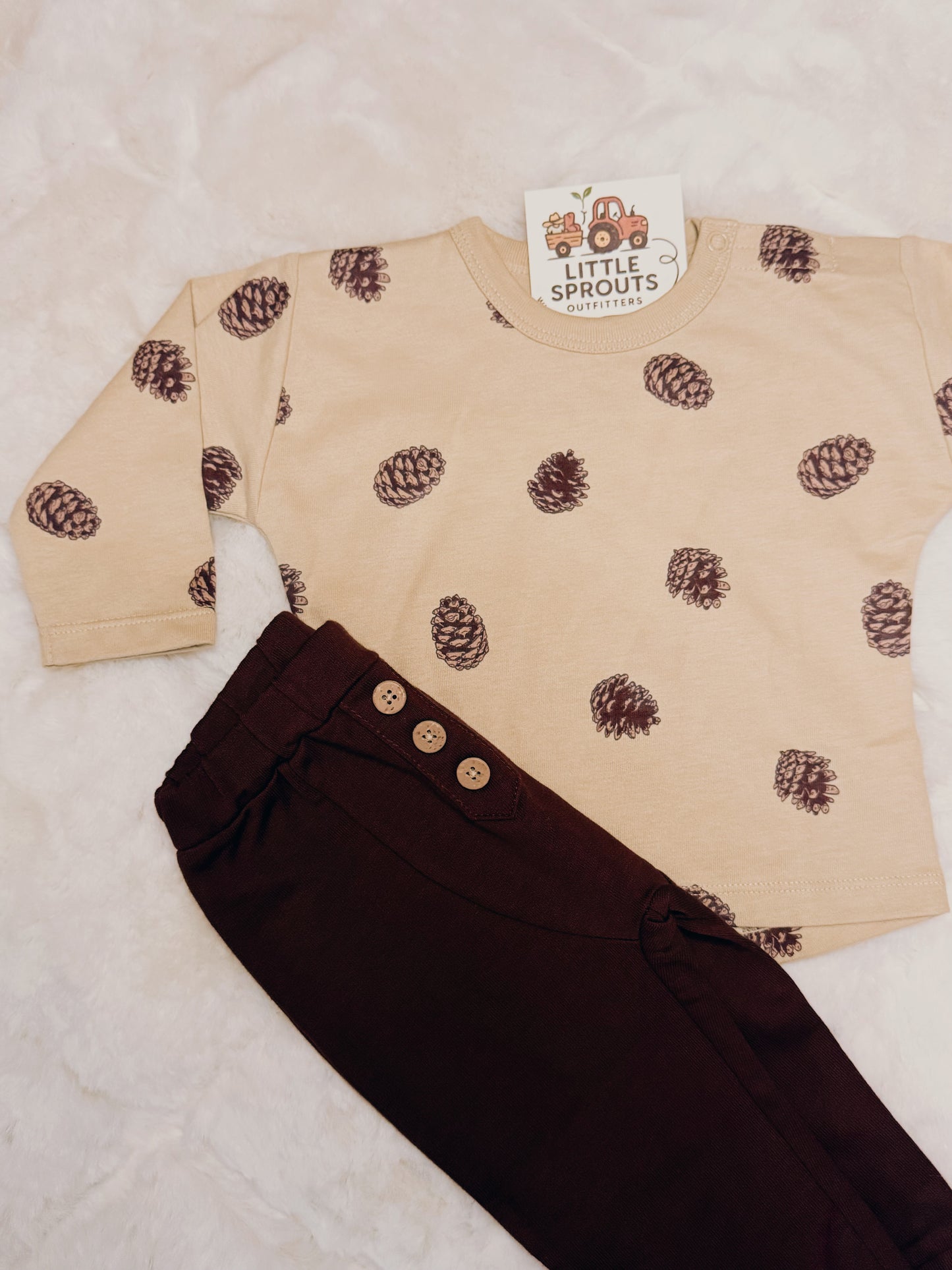 Pinecone 2pc Set