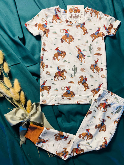 Buckaroo Short Sleeve Bamboo 2pc Pajama | Boys