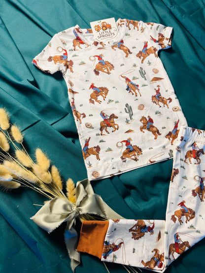 Buckaroo Short Sleeve Bamboo 2pc Pajama | Boys