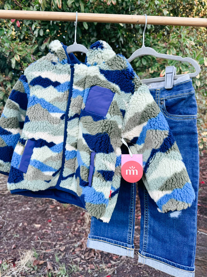 Magnetic Me Camo Sherpa Jacket