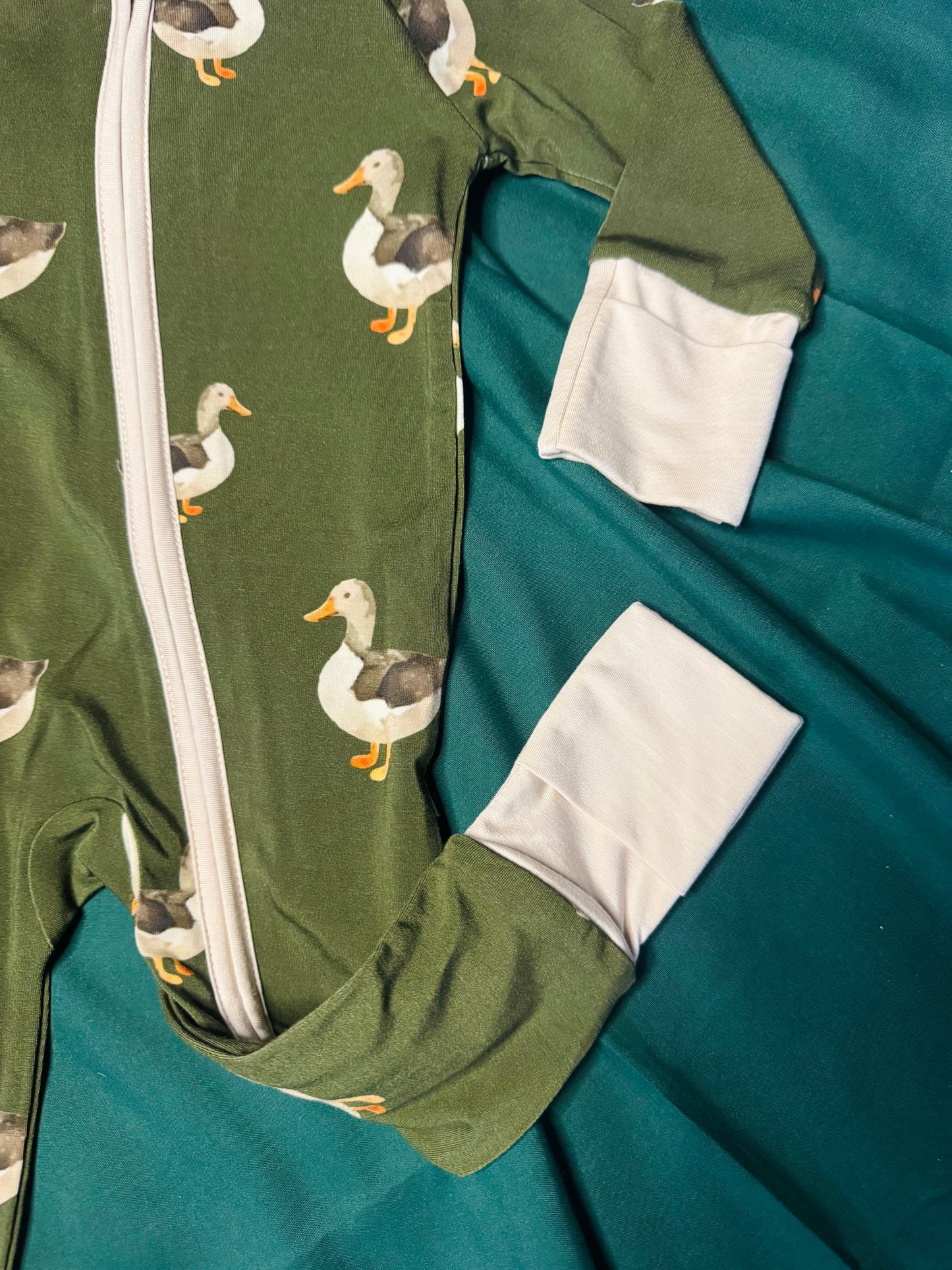 Mallard Duck Zip Pajama