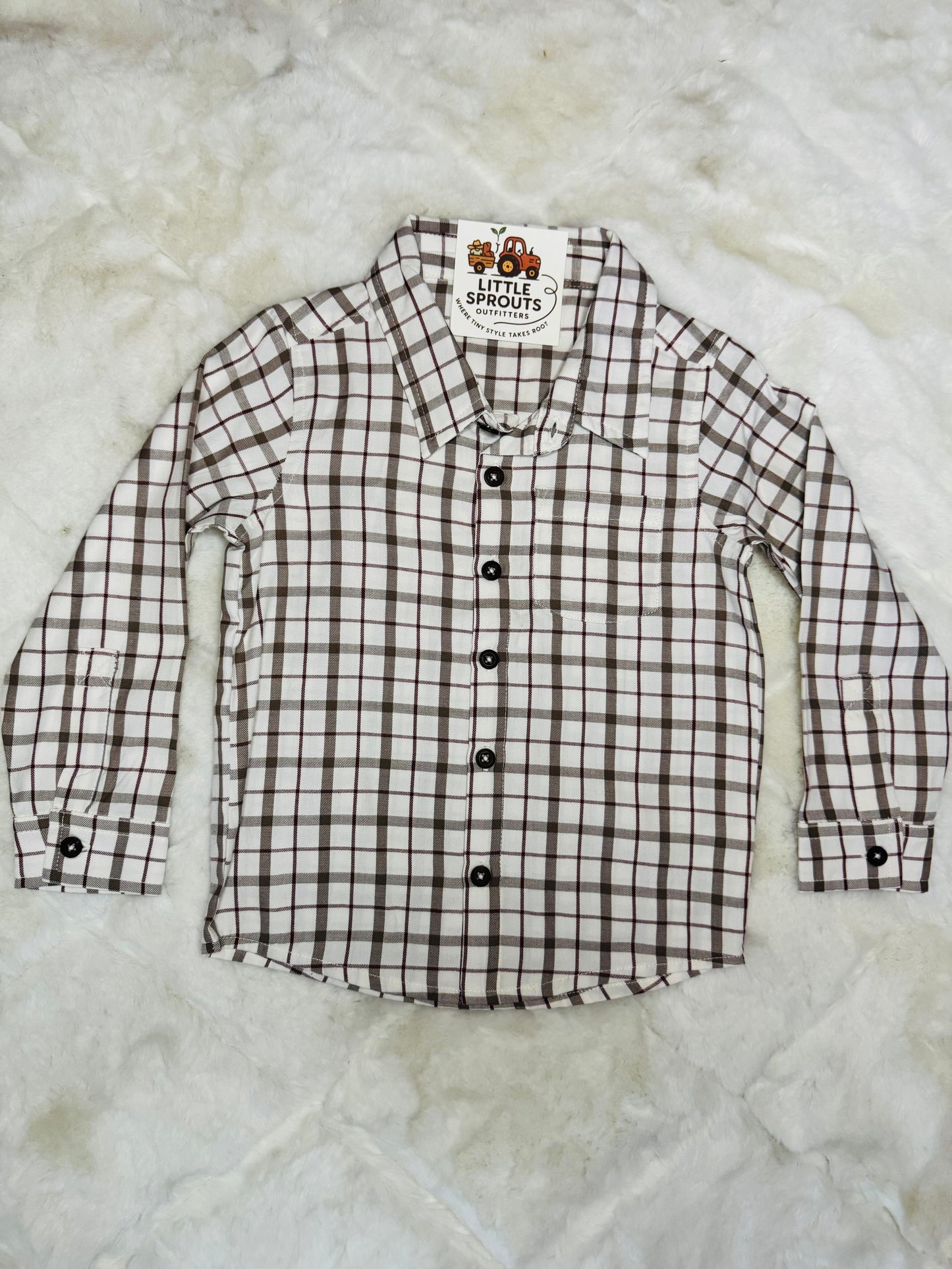 Poplin Plaid Shirt
