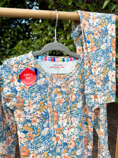 Magnetic Me Flora Modal Pajama Set | Girls