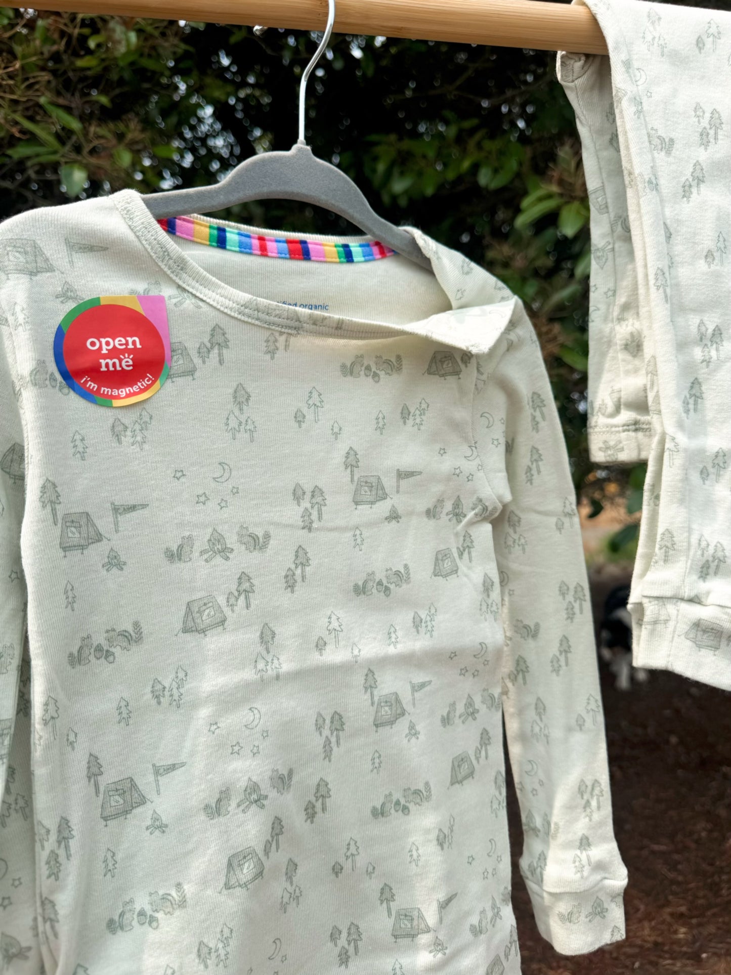 Base Camp Buddies Organic Cotton Magnetic Pajama Set | Boys