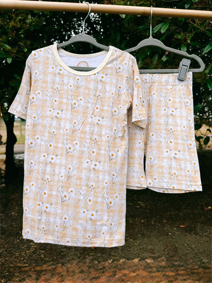 Yellow Daisy Bamboo 2pc Set | Girls