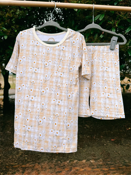 Yellow Daisy Bamboo 2pc Set | Girls