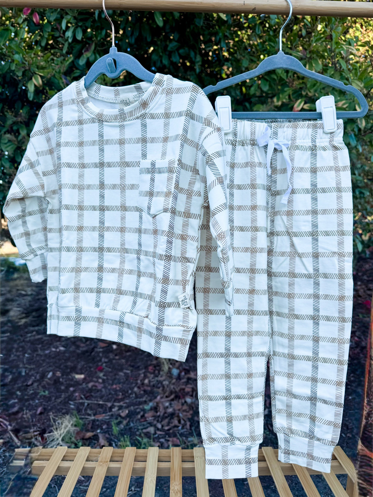 Plaid Palooza Jogger Set | Boys