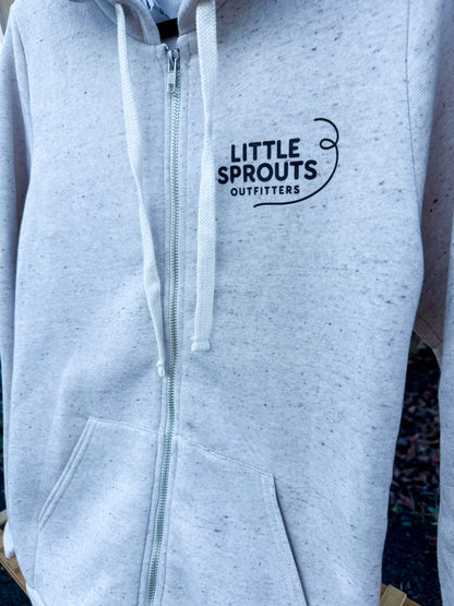 Little Sprouts Zip Hoodie | Adult