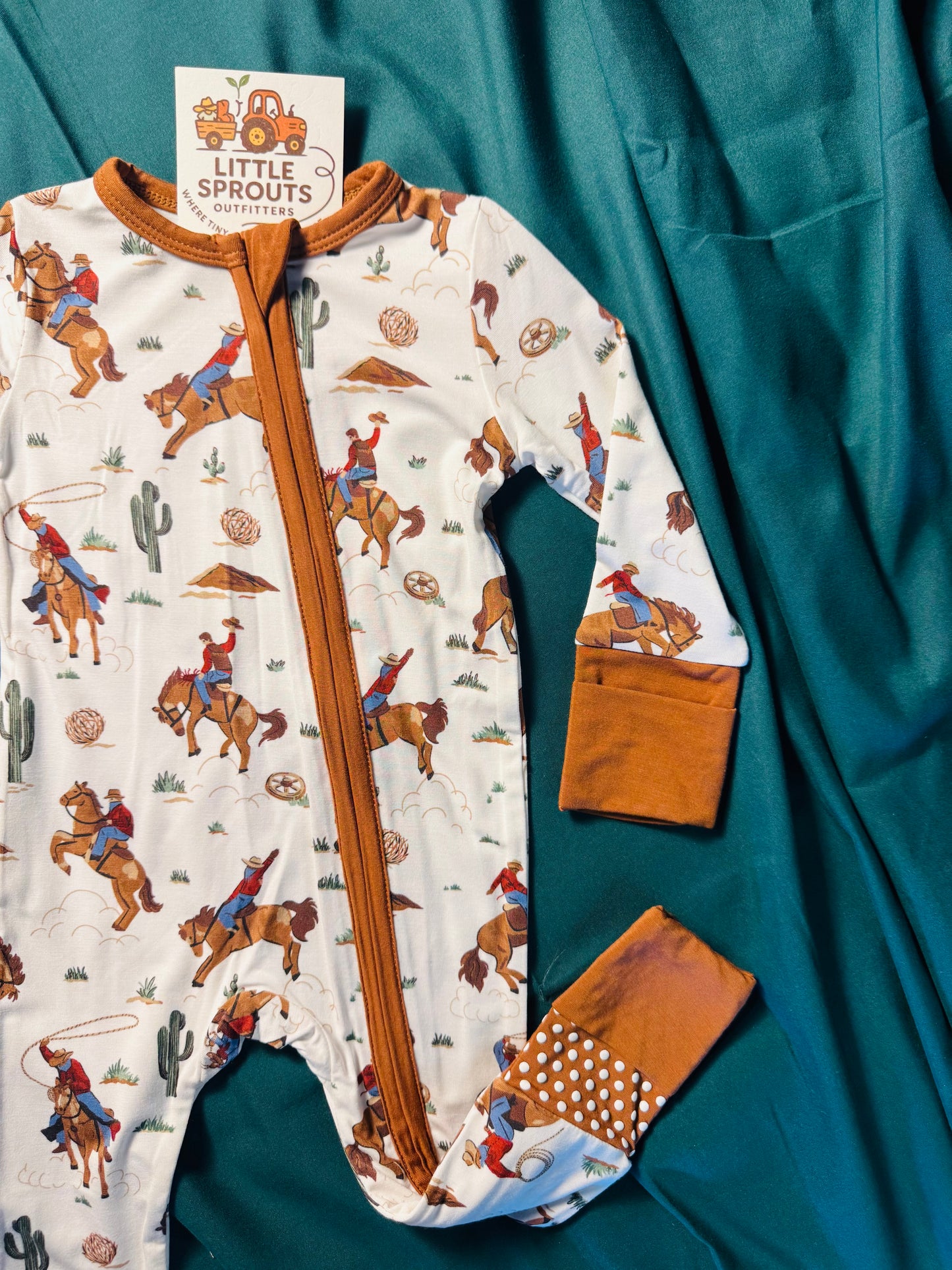 Buckaroo Bamboo Zip Pajama | Boys