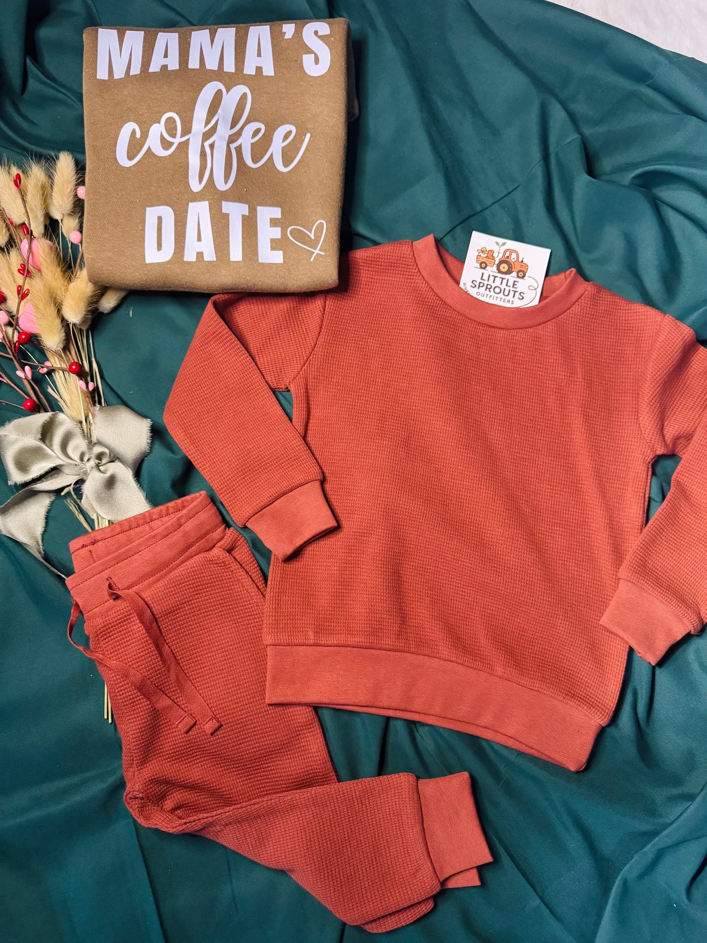 Valentine Waffle 2pc Set