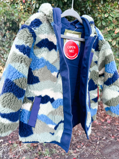 Magnetic Me Camo Sherpa Jacket