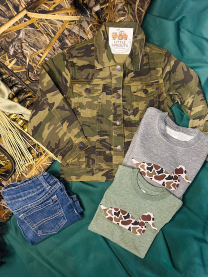 Camo Jean Jacket