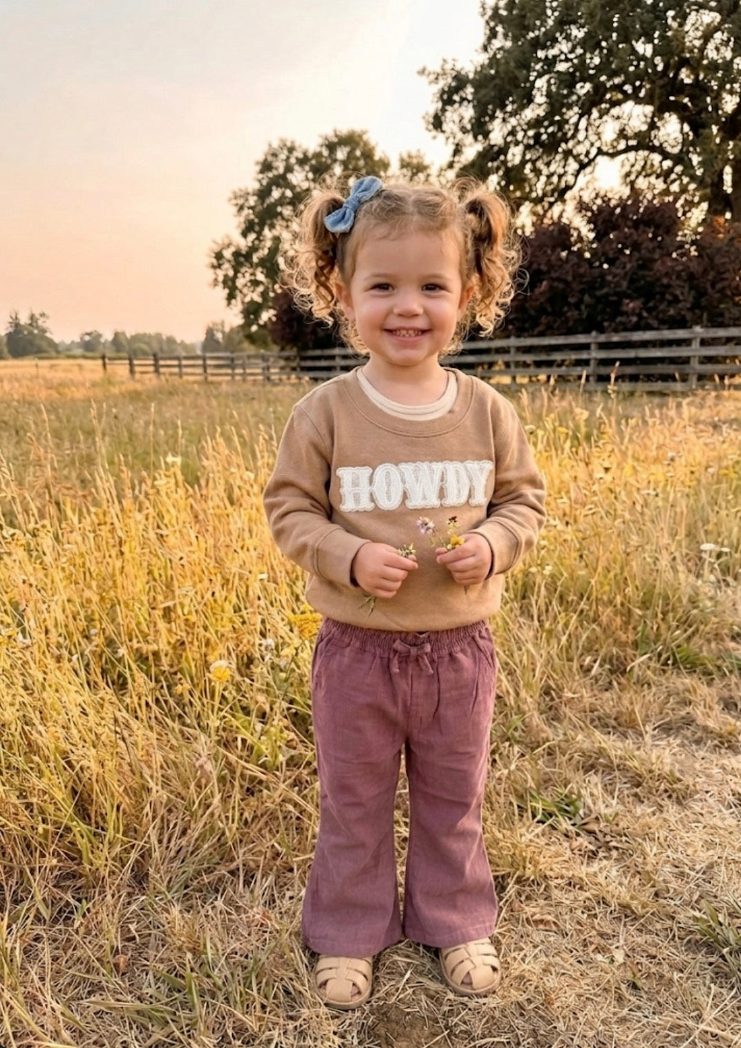 Girls Sparkle Howdy Crew & Trouser Bundle | Size 2T