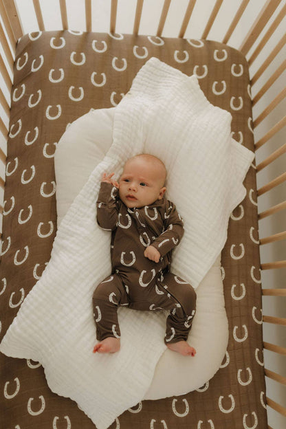 Giddy Up Bamboo Zip Pajamas