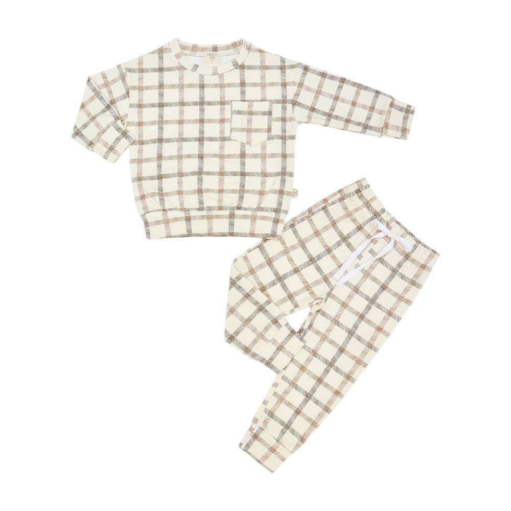 Plaid Palooza Jogger Set | Boys