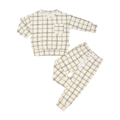 Plaid Palooza Jogger Set | Boys