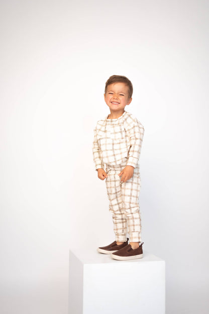 Plaid Palooza Jogger Set | Boys